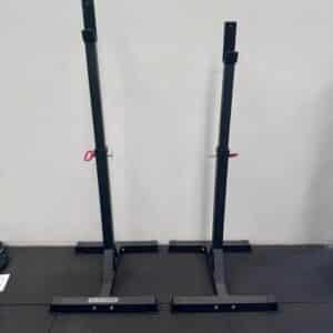 Squat Rack Pair**showroom model no spotting arms** - Showroom Stock