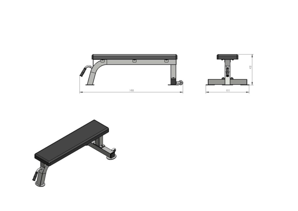 Weight Bench - Flat Weight Bench - Image 3