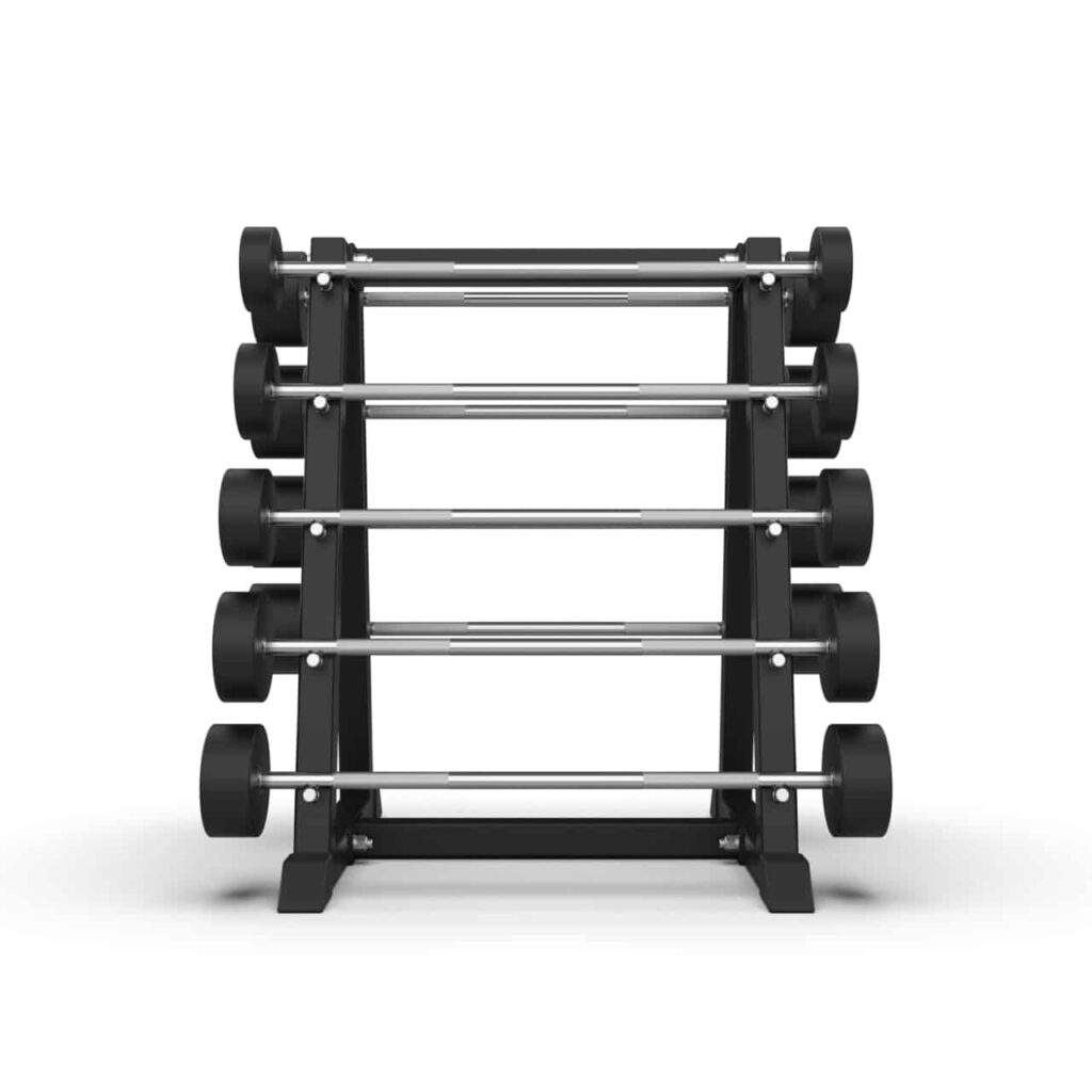 Fixed Barbell Set with Rack 10-50kg - Image 2