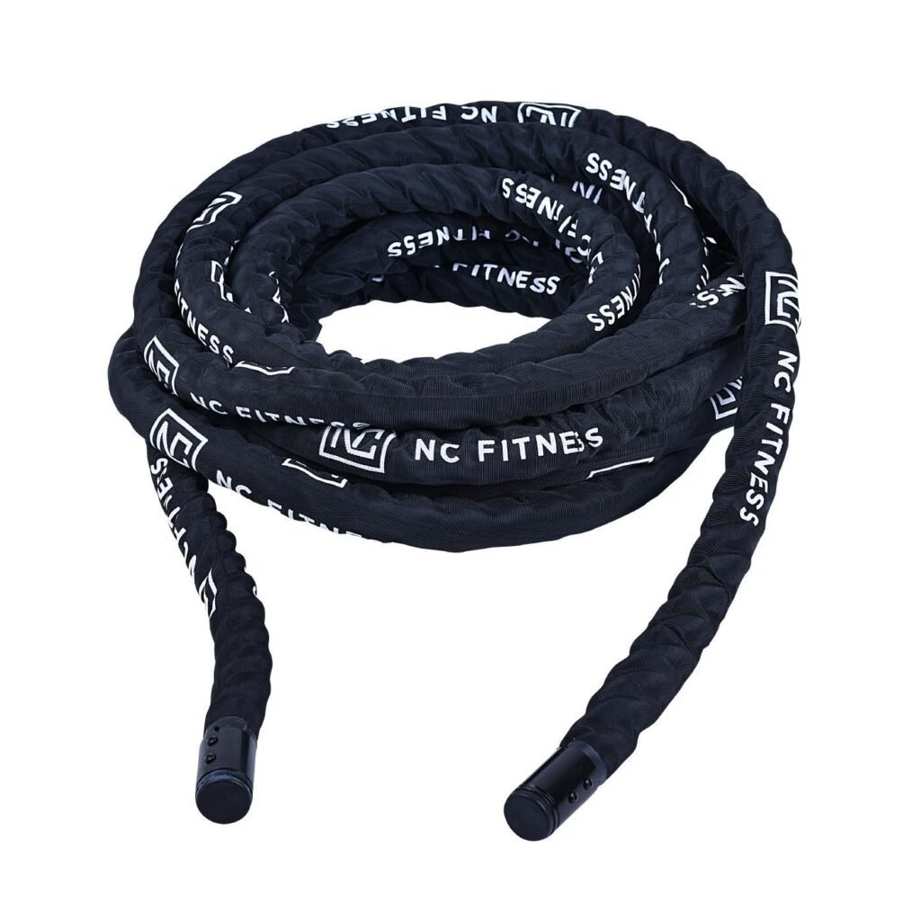 Black 15m long battle rope