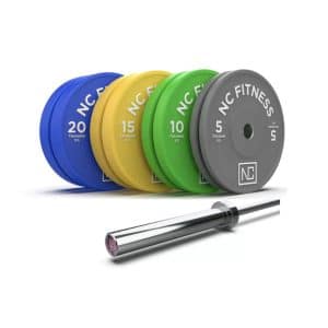 Weight Plates and Barbell Set
