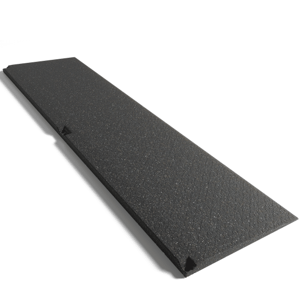 Rubber gym ramp mat