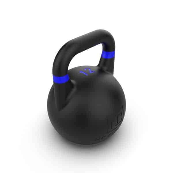 Kettlebell Competition Black 12kg - Pro Grade Black Kettlebells 10