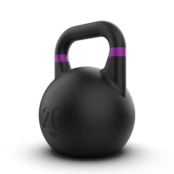 Kettlebell Competition Black 20kg - Pro Grade Black Kettlebells 11