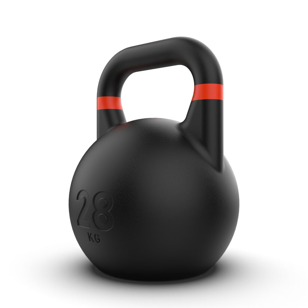 Pro Grade Black Competition Kettlebell - 28kg - Image 4