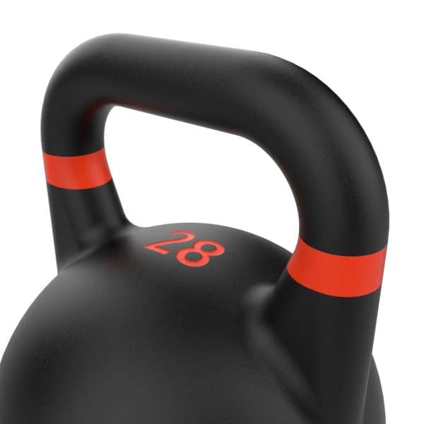 Kettlebell Competition Black 28kg - Pro Grade Black Kettlebells 9