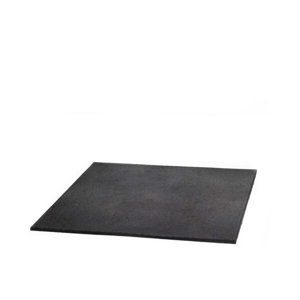 Commercial Rubber Gym Mat Black 1m x 1m x 15mm - Rubber Gym Tiles 15mm 9