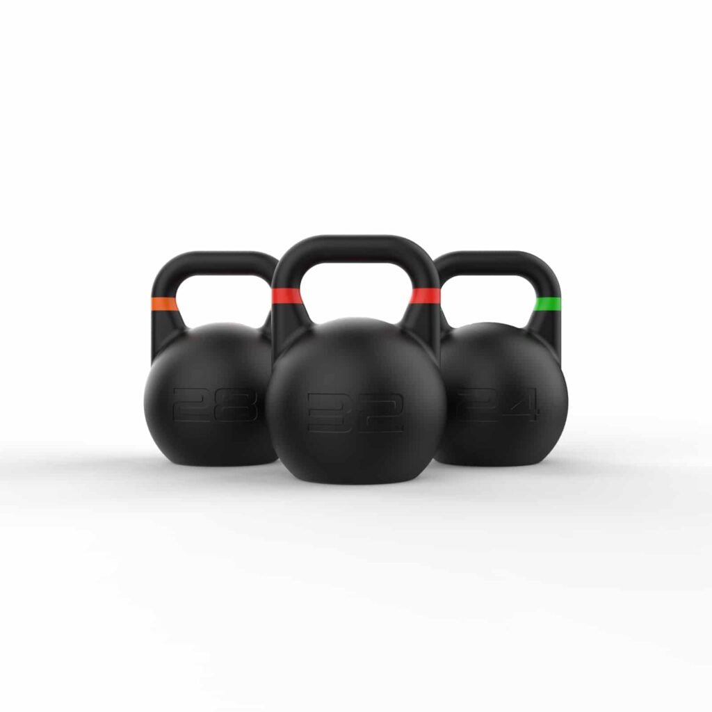 black kettlebell competition set