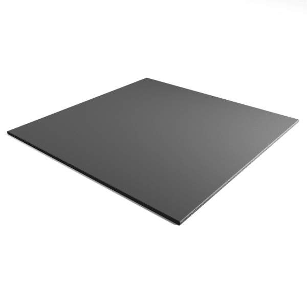 Elite Rubber Gym Mat – Black 1m x 1m x 15mm **SECONDS** Please read description - Clearance 8