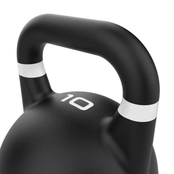 Kettlebell Competition Black 10kg - Pro Grade Black Kettlebells 11