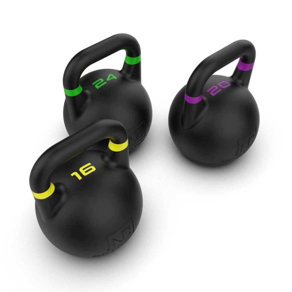 Black Kettlebell Competition Set - 16Kg, 20Kg, 24Kg