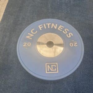 Premium Colour Bumper Plate 20kg in Blue Single plate**EX Display** - Showroom Stock