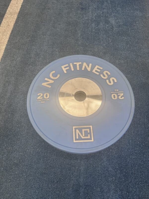 Premium Colour Bumper Plate 20kg in Blue Single plate**EX Display** - Showroom Stock 8