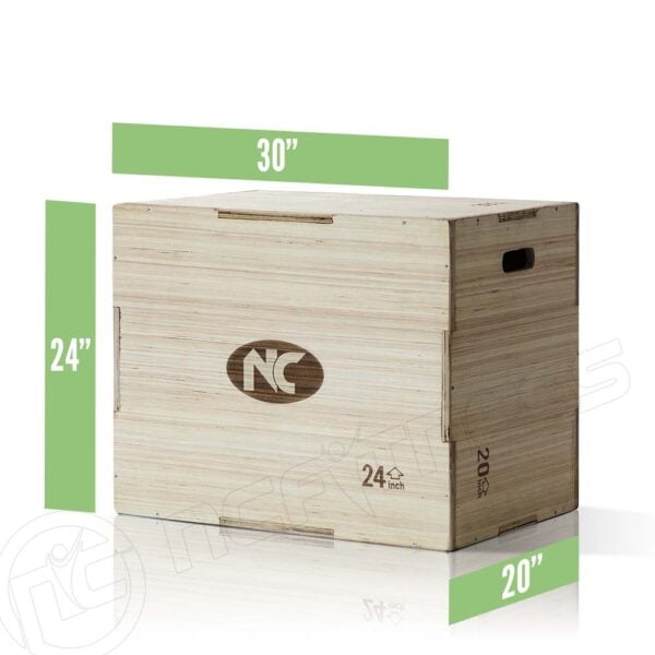 3-in-1 Wooden Plyometric Box - Plyometric Boxes 10