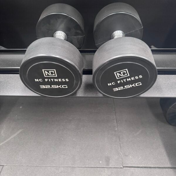 Pu Dumbbells 32.5kg PAIR **OLD LOGO** - Showroom Stock