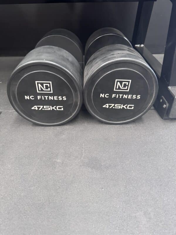 Pu Dumbbells 47.5kg PAIR **OLD DESIGN** - Uncategorised 8